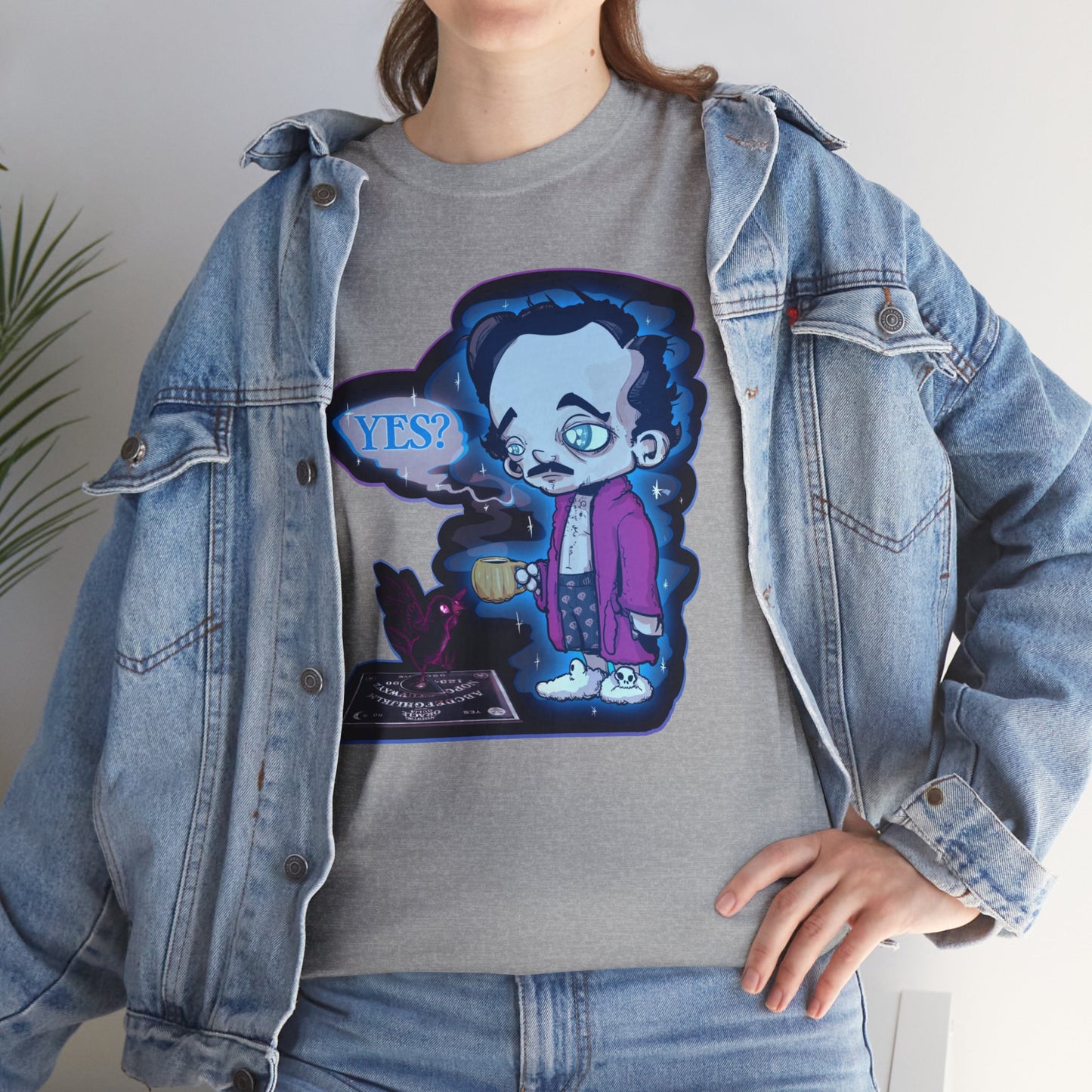 Edgar Allan Ghost Unisex Heavy Cotton Tee