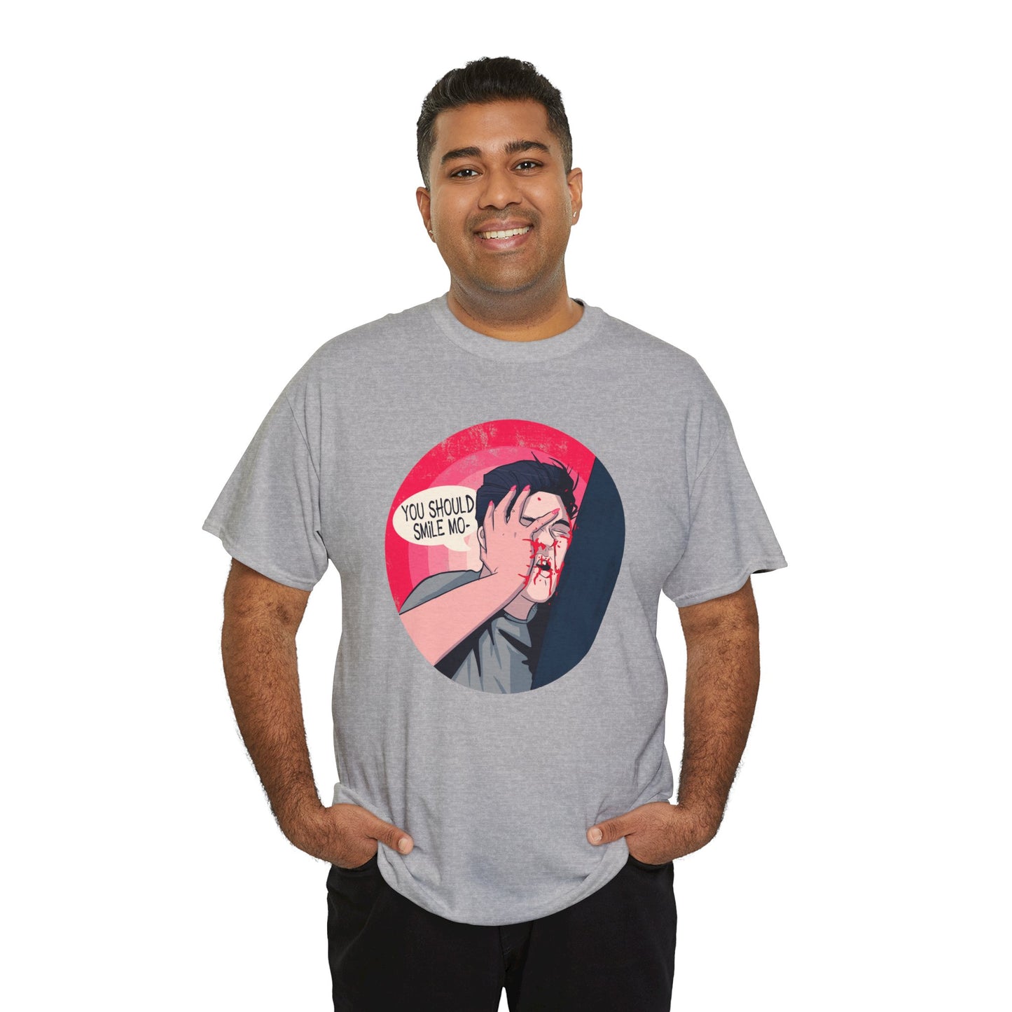 Smile Unisex Heavy Cotton Tee