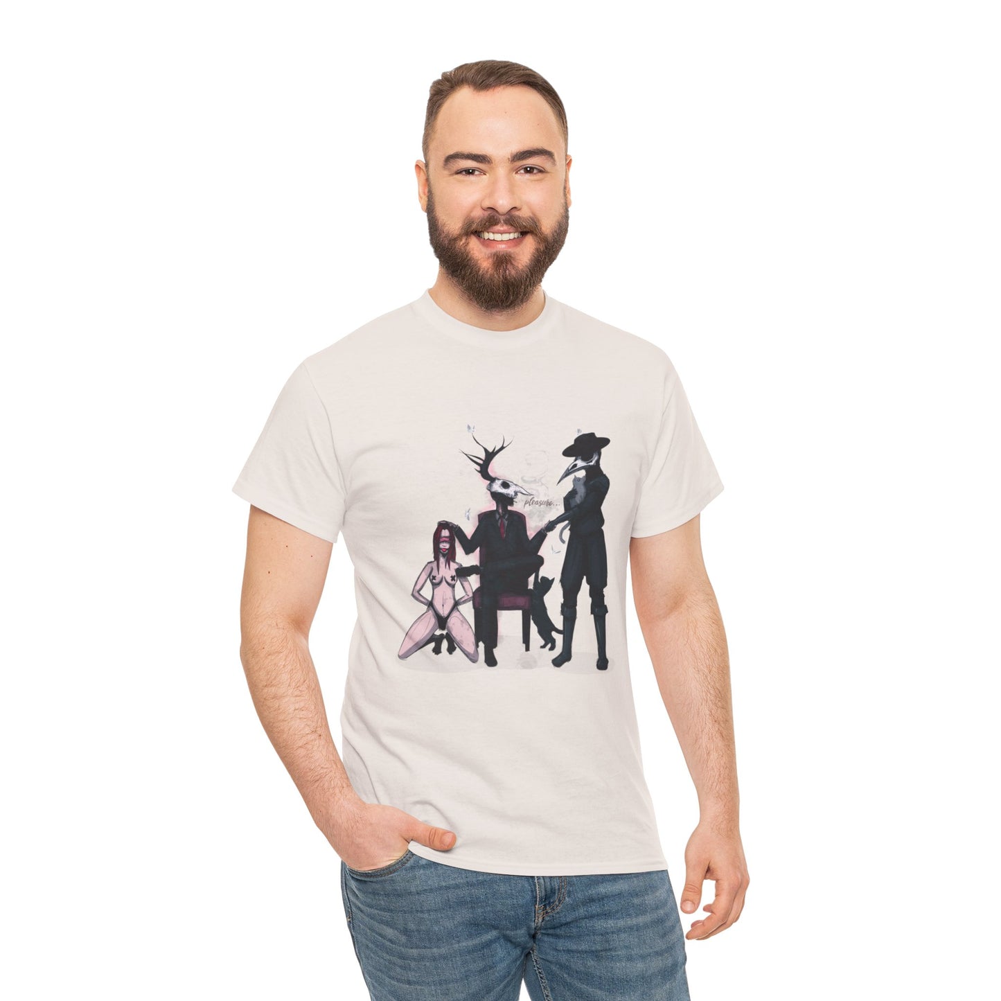 Deer Daddy / Nocturnal Unisex Heavy Cotton Tee