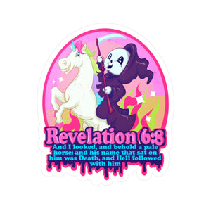 Revelation 6:8 Kiss-Cut Vinyl Decal