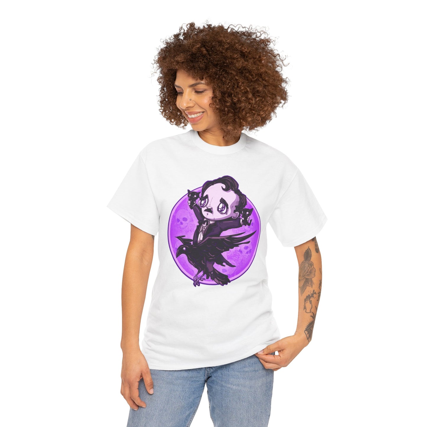 Poe Is Coming Unisex Heavy Cotton Tee