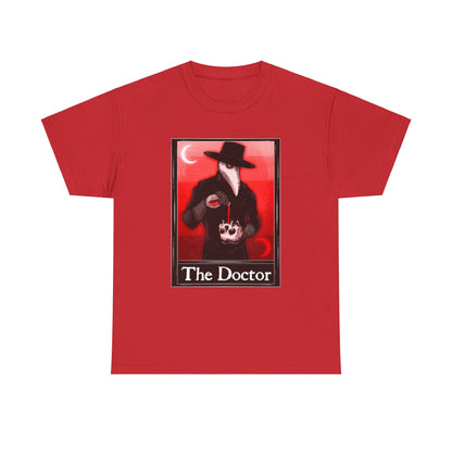The Doctor Tarot (Front & Back Print) Unisex Heavy Cotton Tee