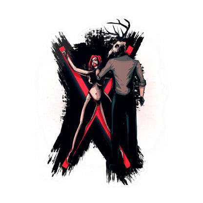 Deer Daddy Series 11: The Cross Kiss-Cut Vinyl Decal