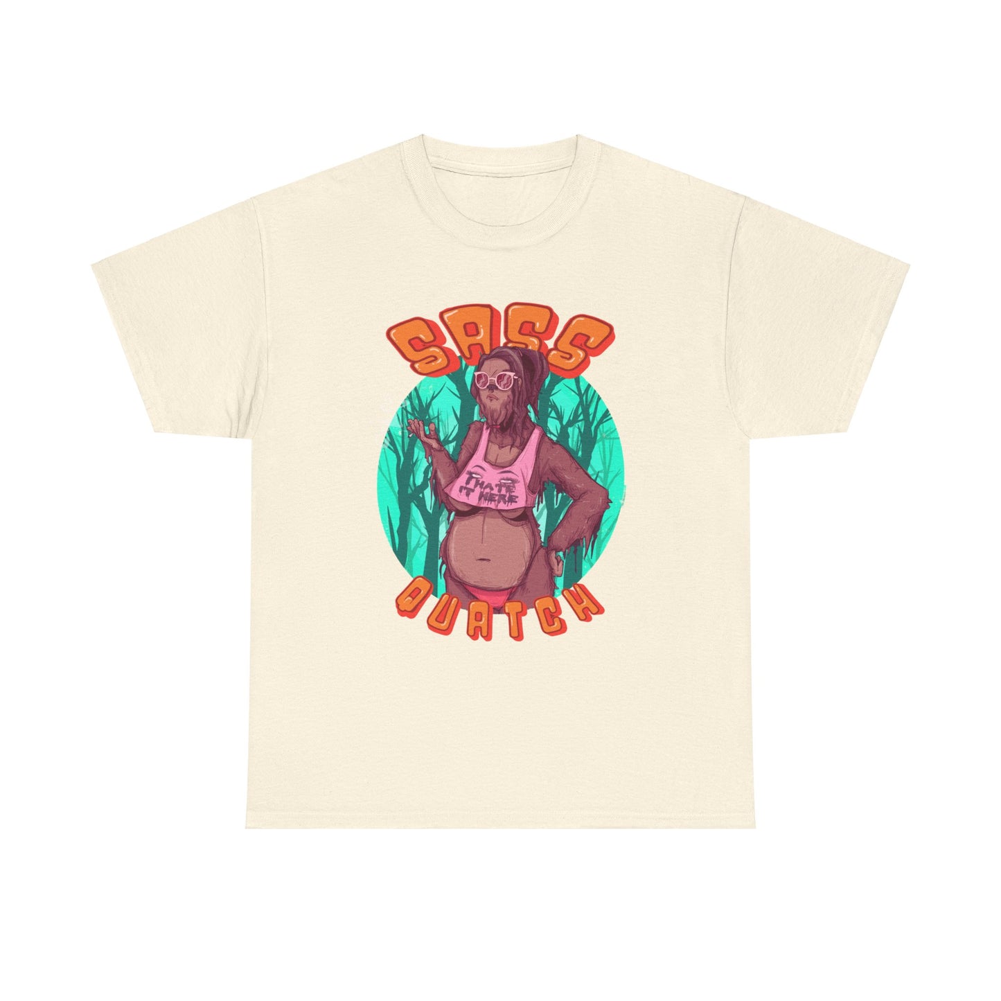 Sass Quatch Unisex Heavy Cotton Tee
