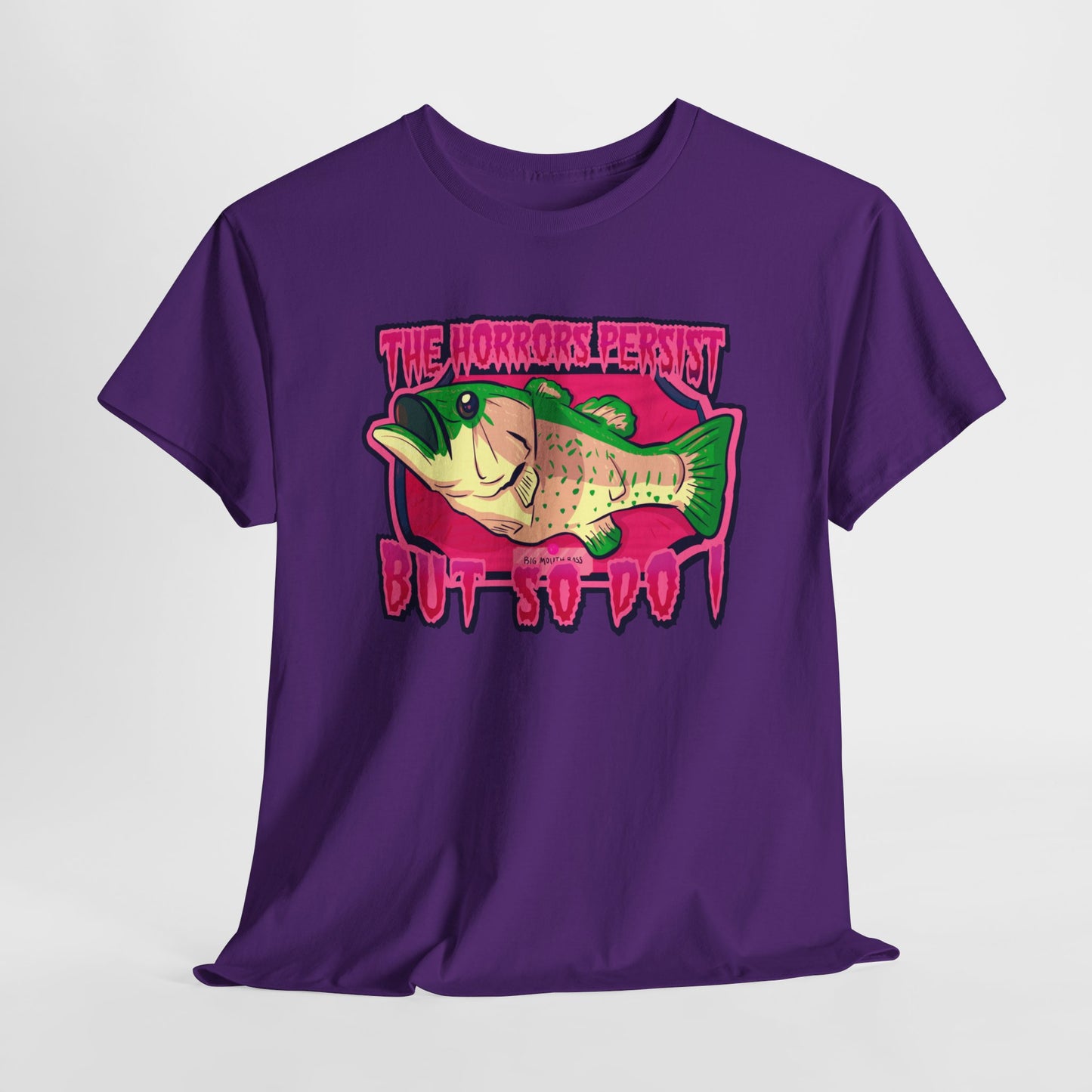 The Horrors Persist Fish Unisex Heavy Cotton Tee