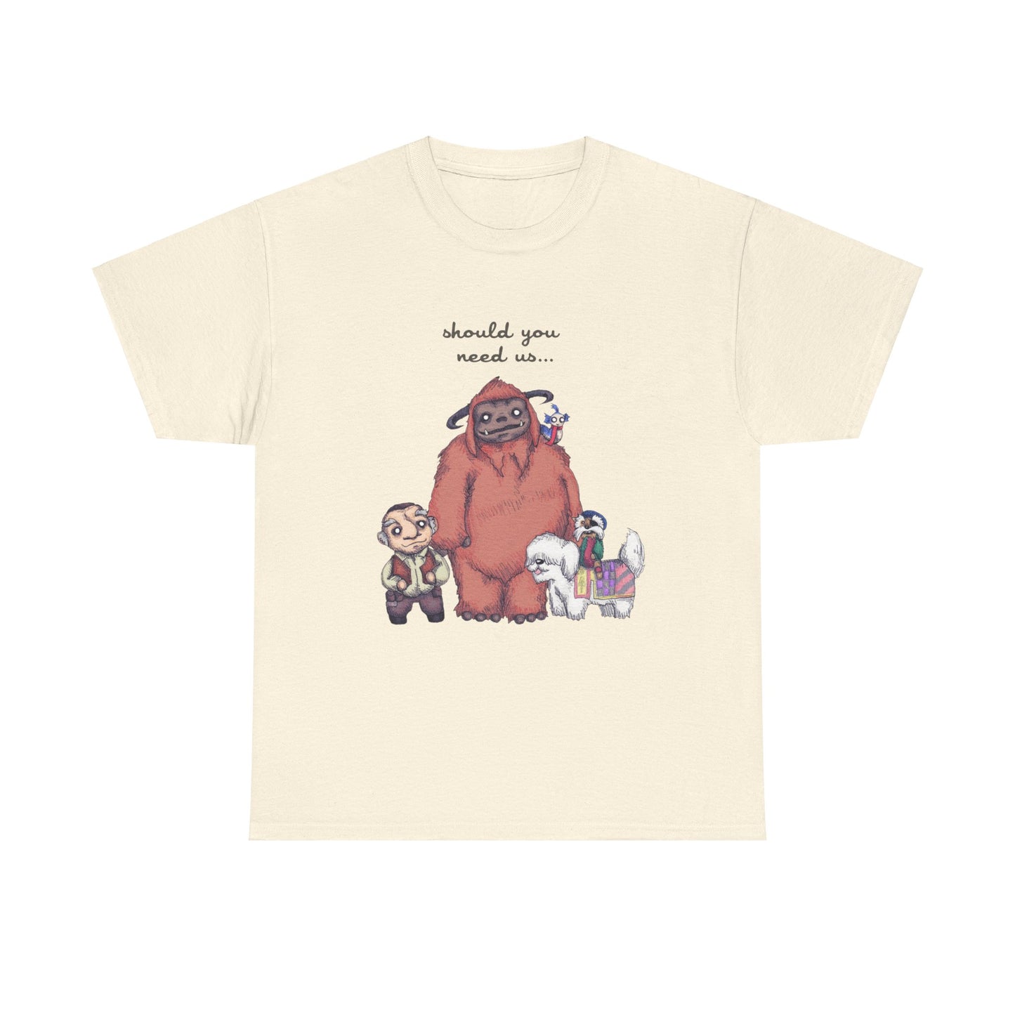 Should You Need Us Unisex Heavy Cotton Tee