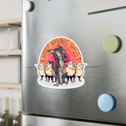 A Wolf Among Sheep Kiss-Cut Vinyl Decal