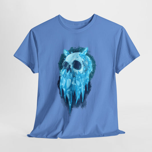Elemental Skull Ice Unisex Heavy Cotton Tee