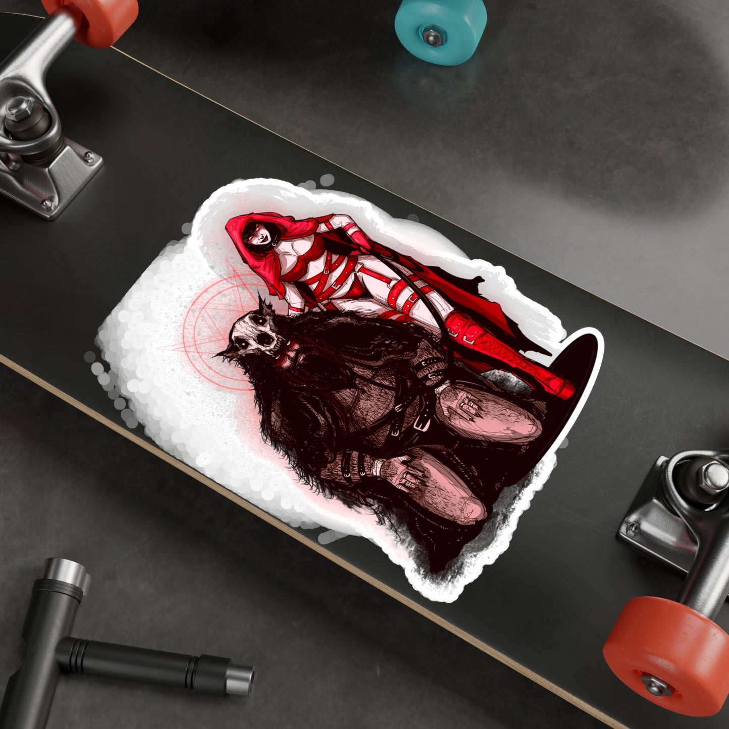 Taming The Wolf Kiss-Cut Vinyl Decal