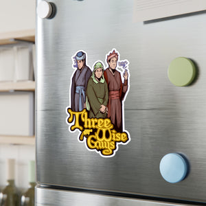 Three Wise Guys Kiss-Cut Vinyl Decal