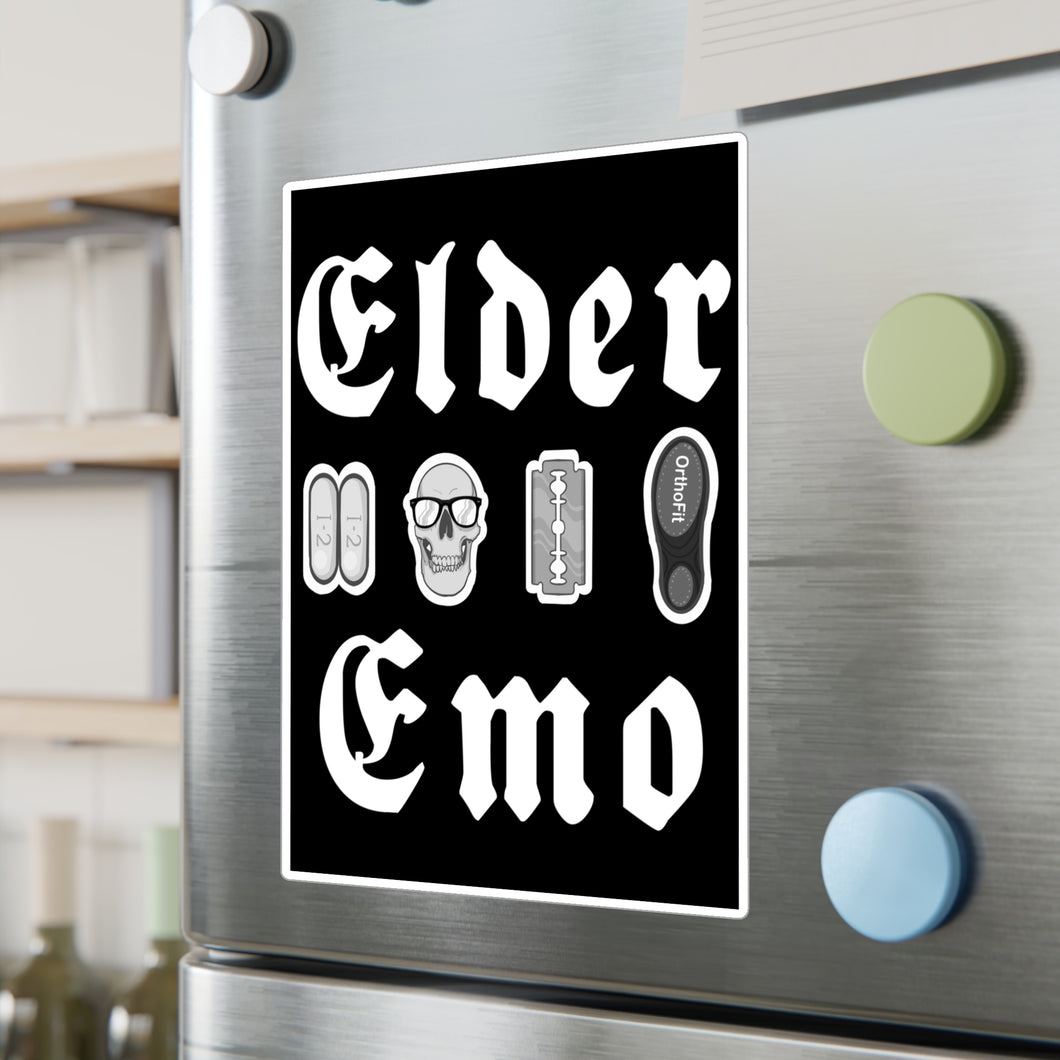 Elder Emo Kiss-Cut Vinyl Decal