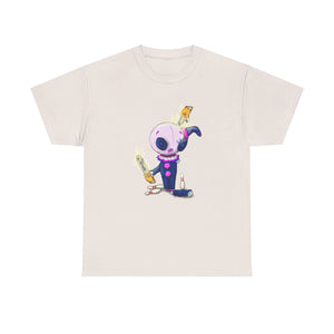 Buttons The Clown Juggling Unisex Heavy Cotton Tee