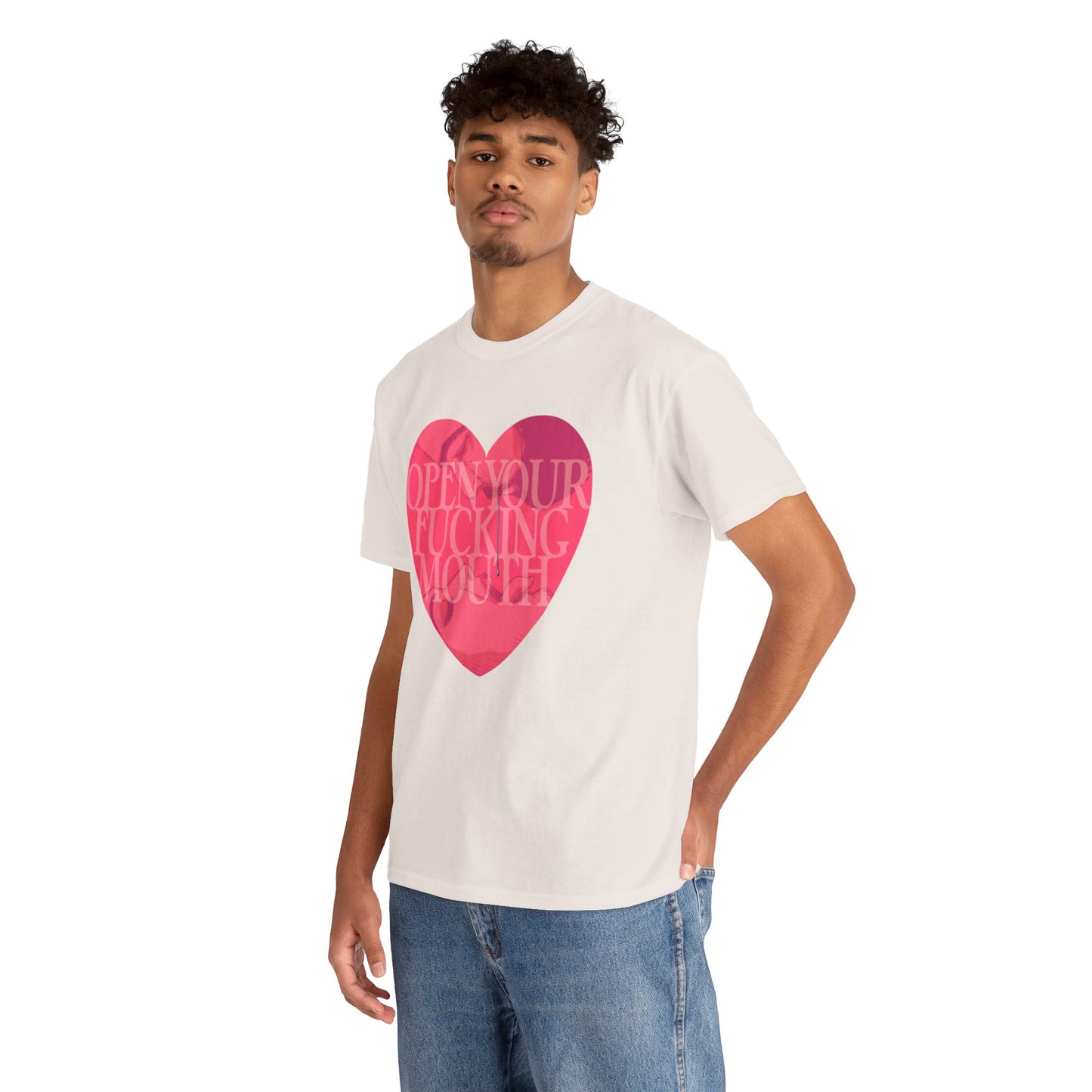 Open Your Mouth Unisex Heavy Cotton Tee