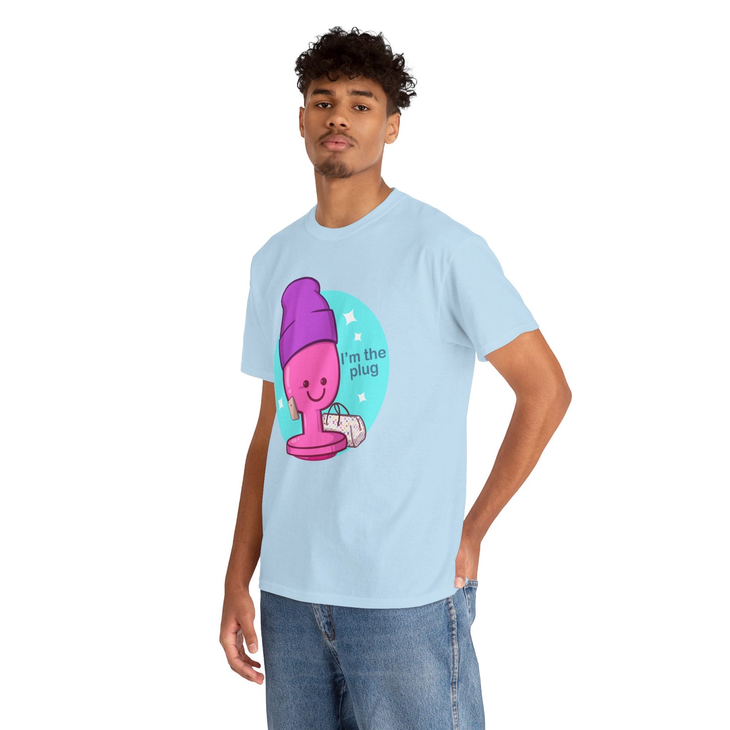 I'm The Plug Unisex Heavy Cotton Tee
