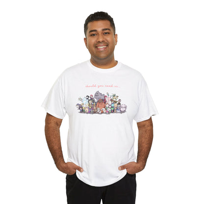 Should You Need Us Extended Unisex Heavy Cotton Tee