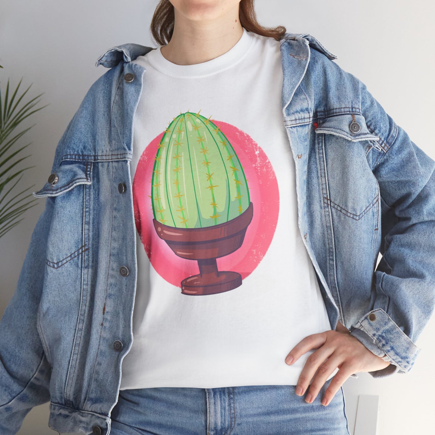 Cactus Plug Unisex Heavy Cotton Tee