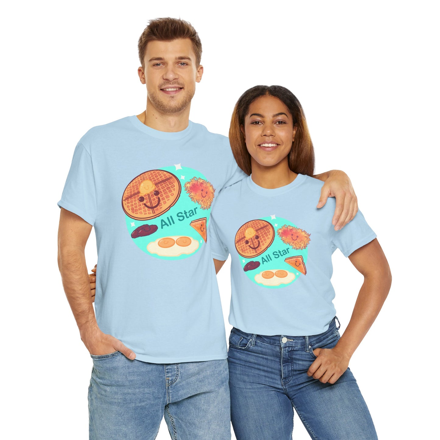 All Star Breakfast Unisex Heavy Cotton Tee