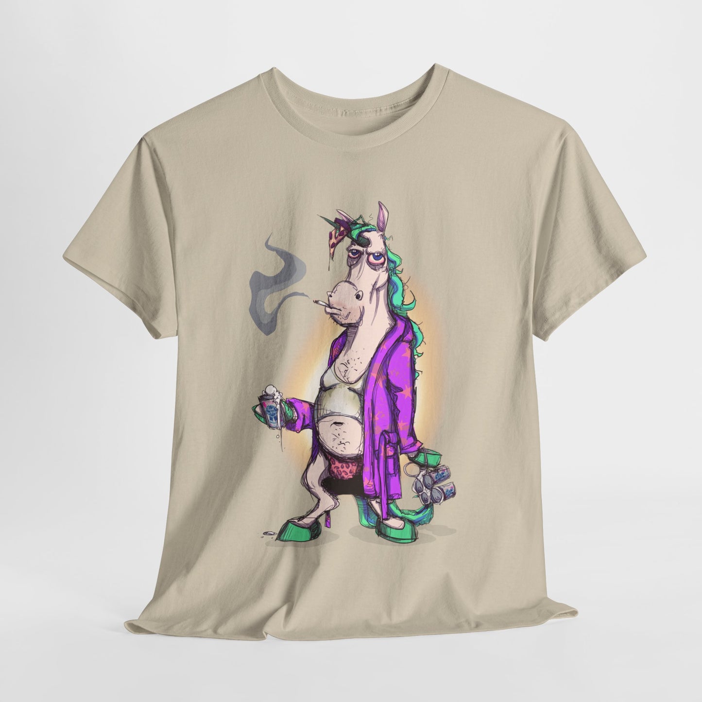 Dontgiveafuckacorn Unisex Heavy Cotton Tee