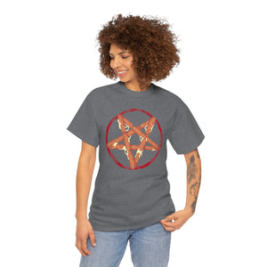 Mozzarella Stick Pentagram Unisex Heavy Cotton Tee