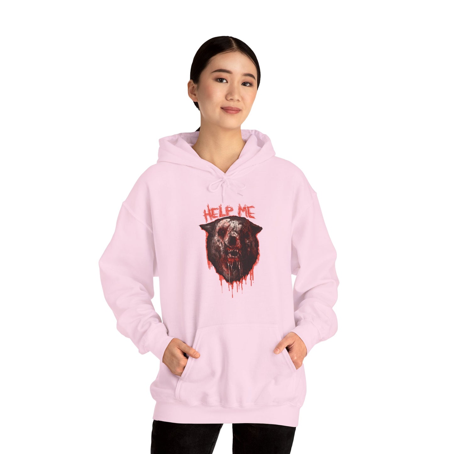 Shimmer Bear Unisex Heavy Blend Hooded Sweatshirt