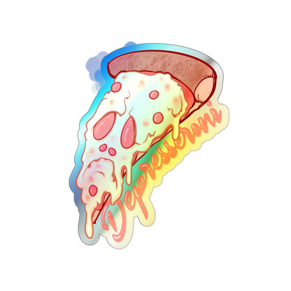 Depressoroni Holographic Die-cut Stickers