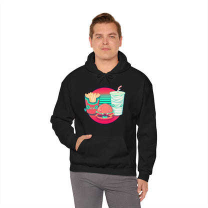 Spooky Fast Food Unisex Heavy Blend Hooded Sweatshirt