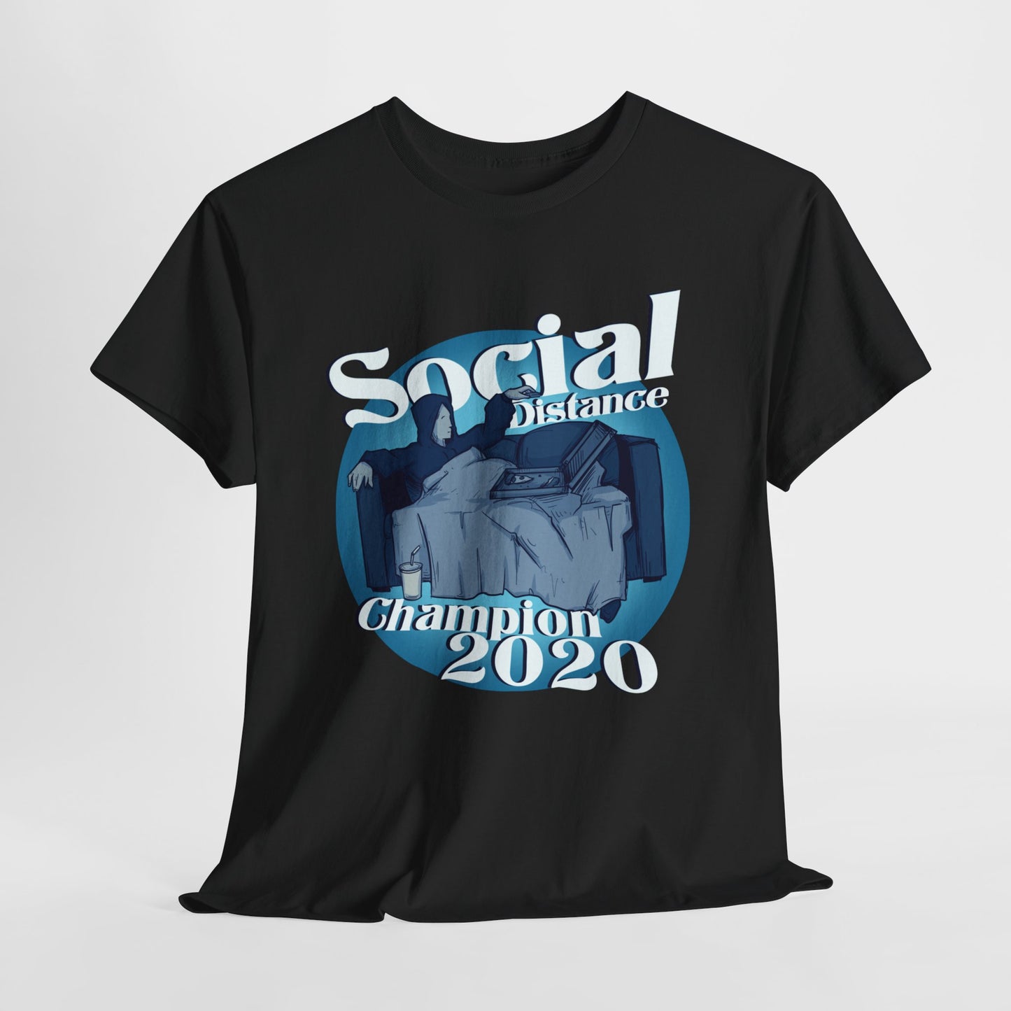 Social Distance Champion Unisex Heavy Cotton Tee