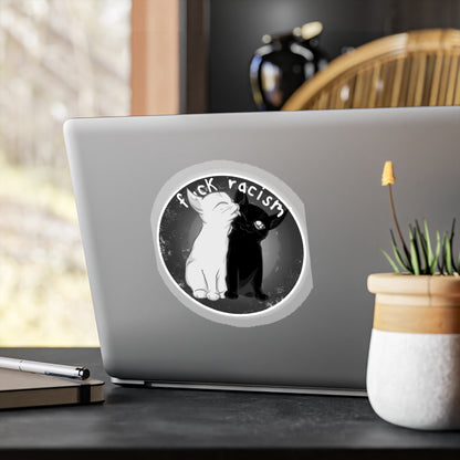 Fuck Racism Kiss-Cut Vinyl Decal