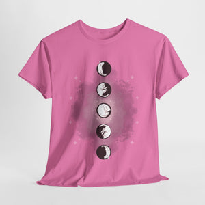 Cat Phases Unisex Heavy Cotton Tee