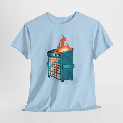 AI Data Center Dumpster Fire Unisex Heavy Cotton Tee