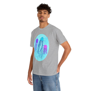 Jellyfish Varieties Unisex Heavy Cotton Tee