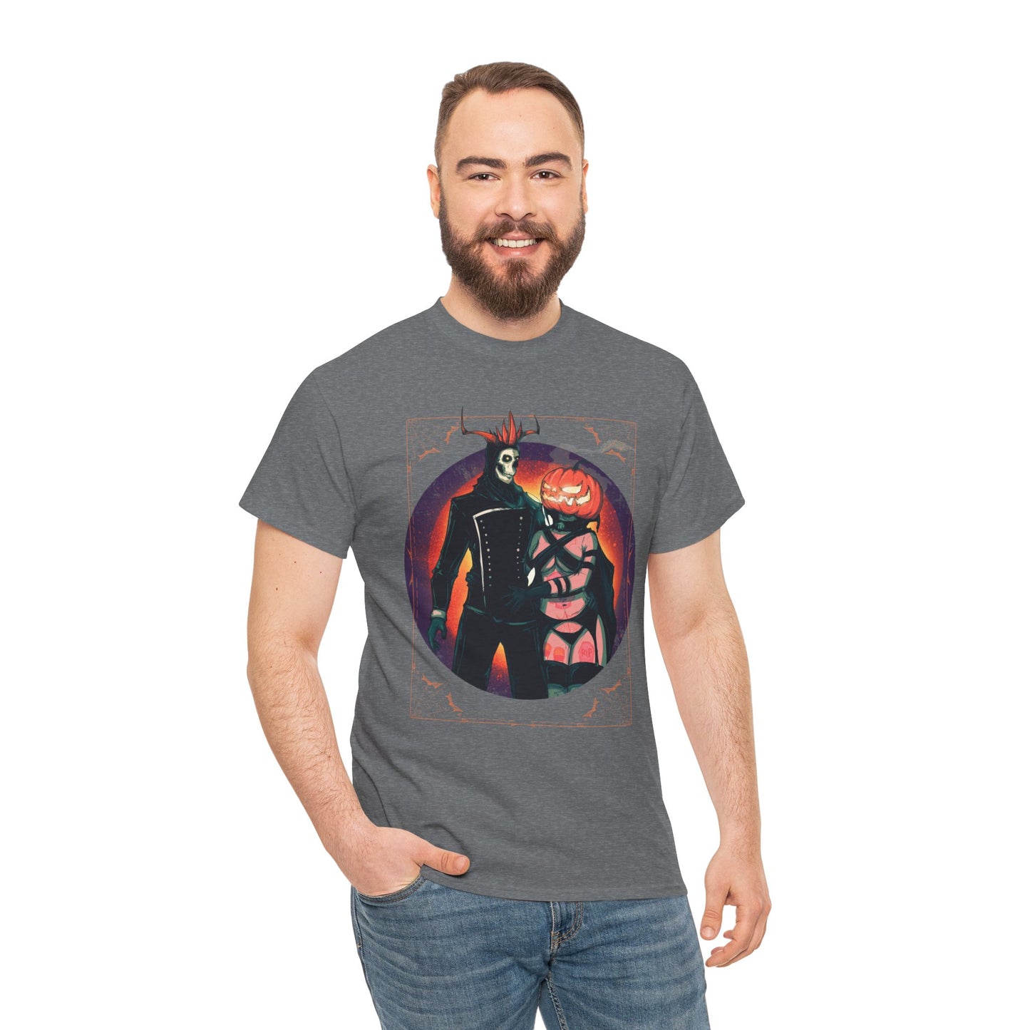 Pumpkin King & Queen Unisex Heavy Cotton Tee