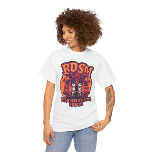 Bats Demons Skeletons Monsters Unisex Heavy Cotton Tee