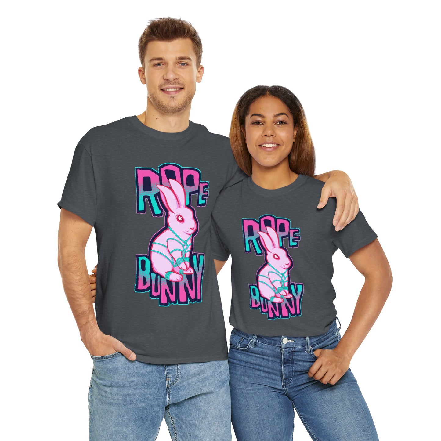 Rope Bunny Unisex Heavy Cotton Tee