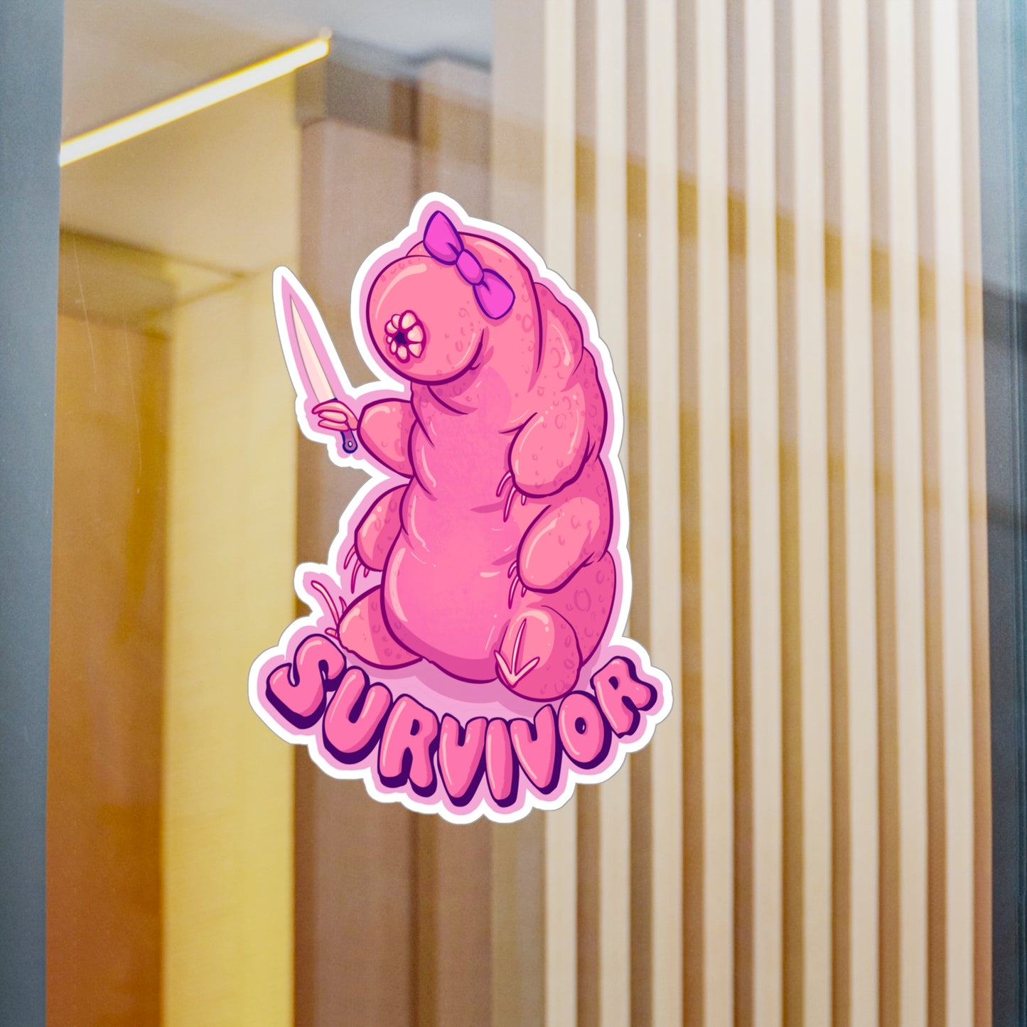Tardigrade Survivor Kiss-Cut Vinyl Decal
