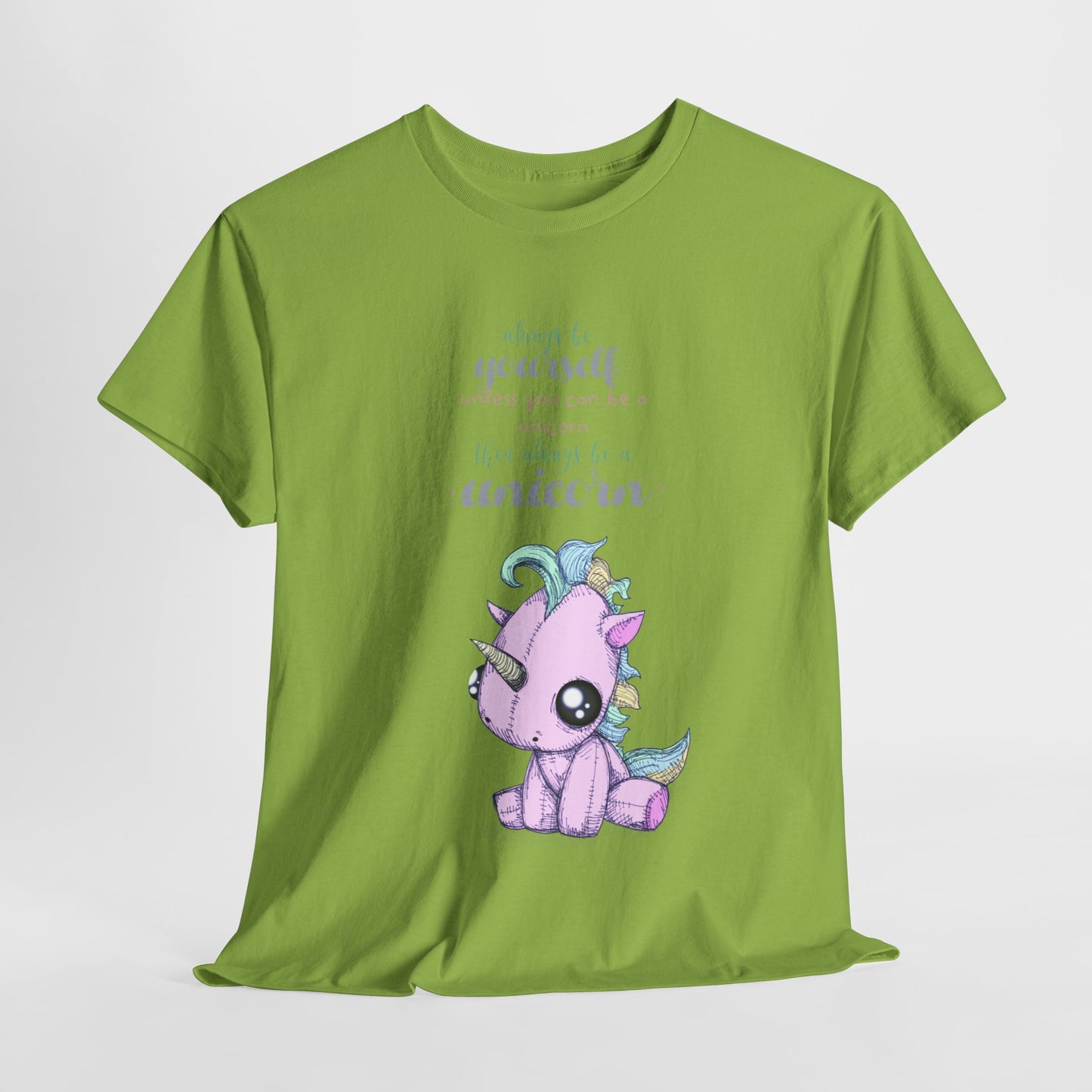Be Yourself Unicorn Unisex Heavy Cotton Tee