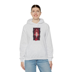 Female Wendigo Unisex Heavy Blend Hooded Sweatshirt