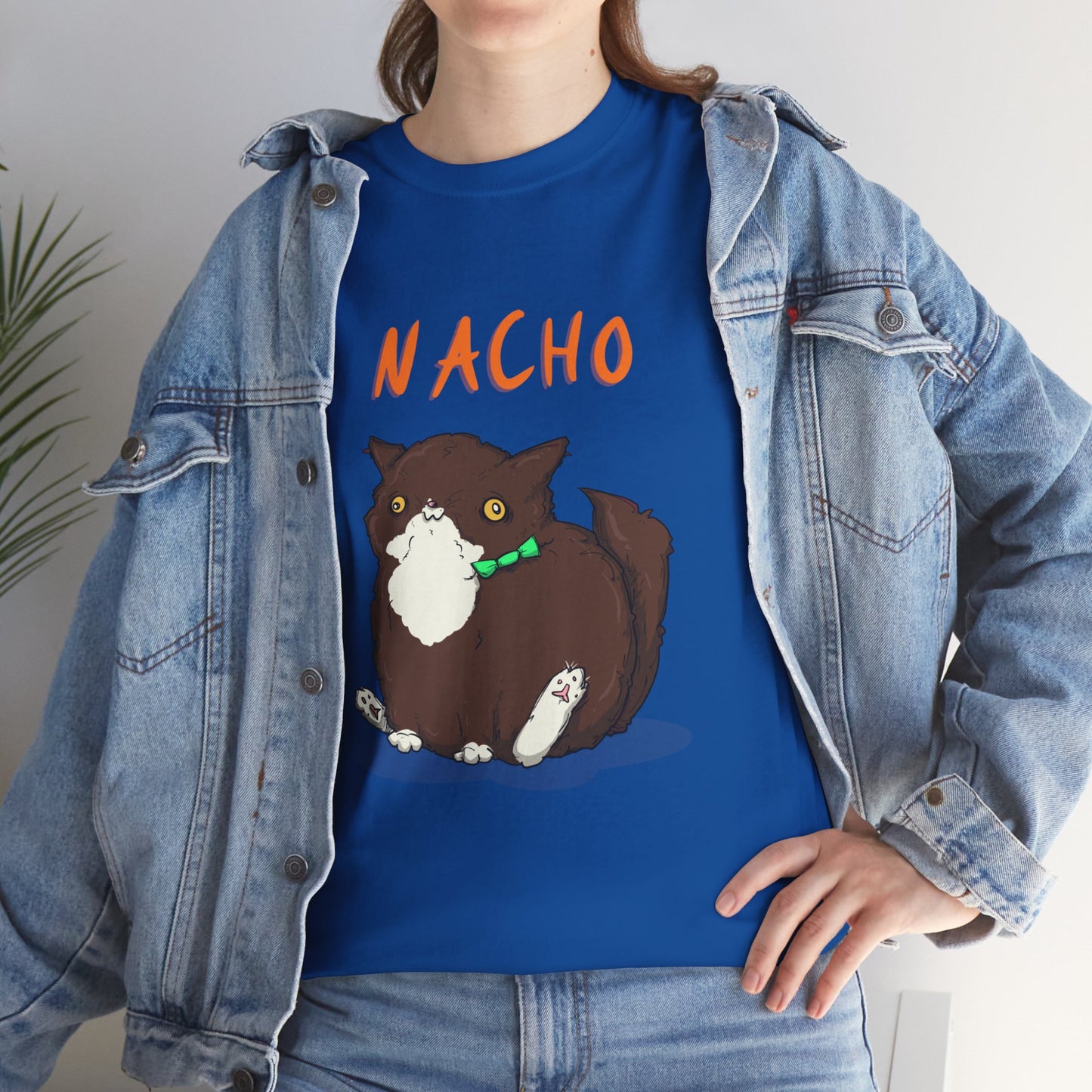 Nacho The Cat Unisex Heavy Cotton Tee