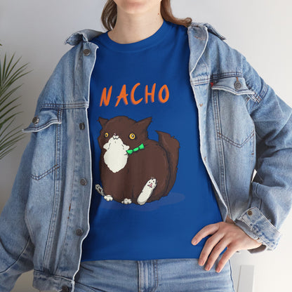 Nacho The Cat Unisex Heavy Cotton Tee