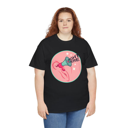 Right Here Unisex Heavy Cotton Tee