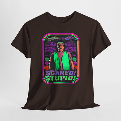 Scared & Stupid Unisex Heavy Cotton Tee