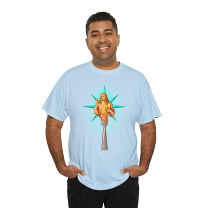 He Is Resin Unisex Heavy Cotton Tee