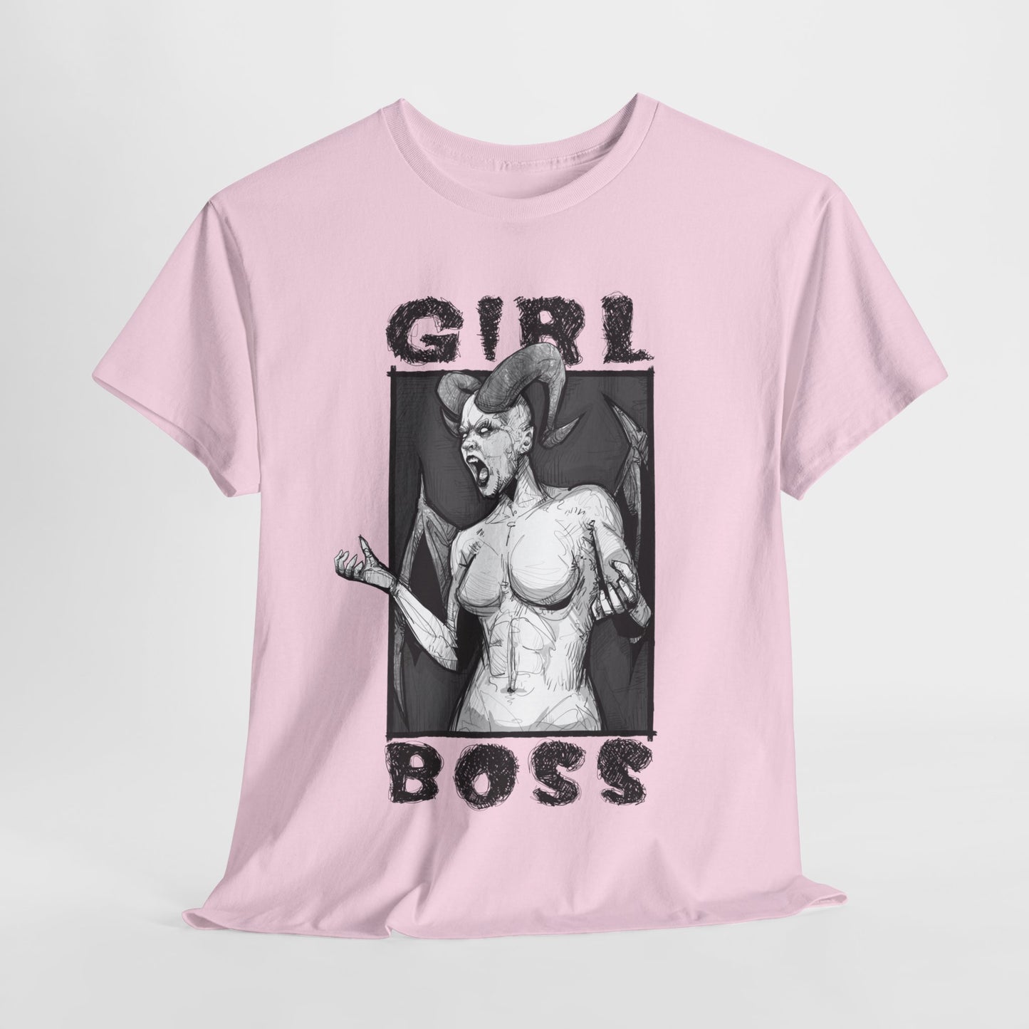 Girl Boss Unisex Heavy Cotton Tee