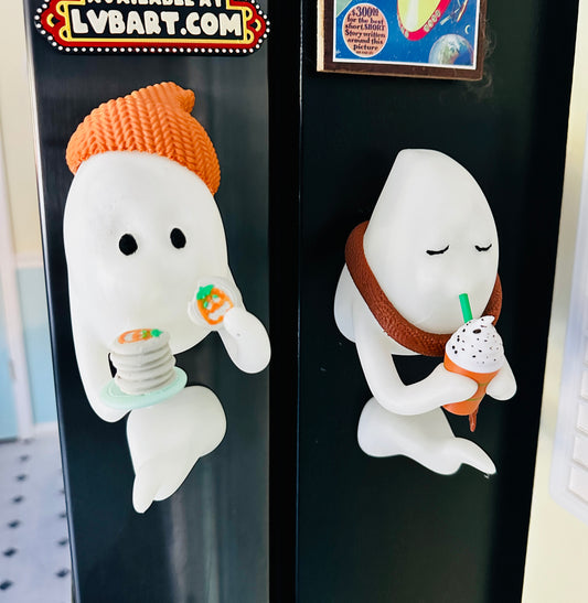 Fridge Frights Fall Glow 3D Print Fridge Magnets (Cookies & PSL)