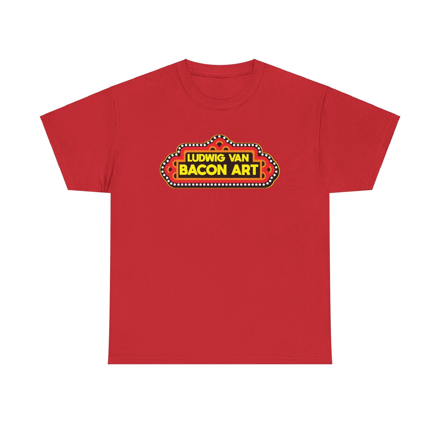 LVB's Pizza Emporium (Front & Back Print) Unisex Heavy Cotton Tee