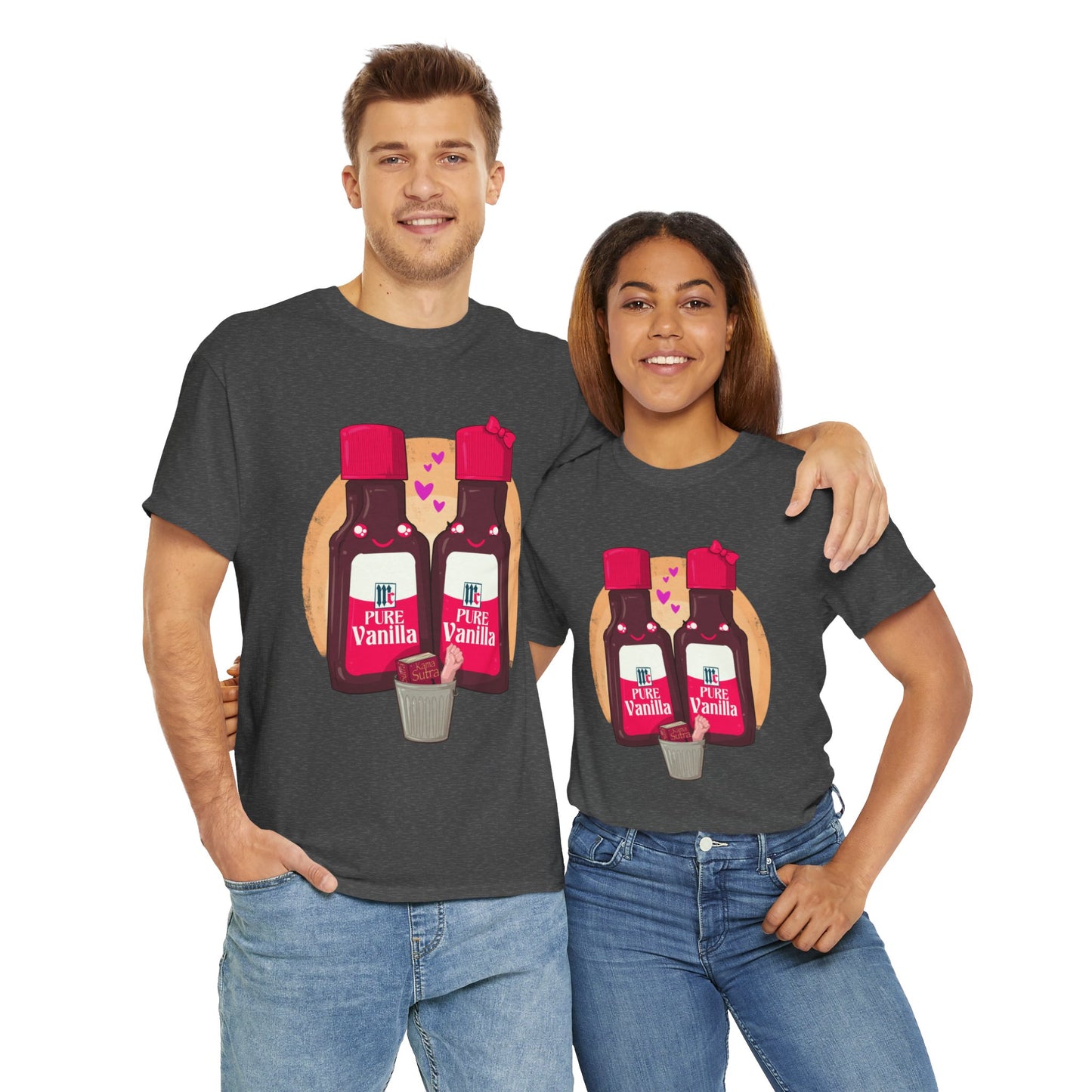 Vanilla Couple Unisex Heavy Cotton Tee