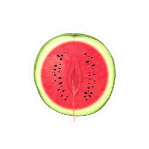 Juicy Watermelon Kiss-Cut Vinyl Decal