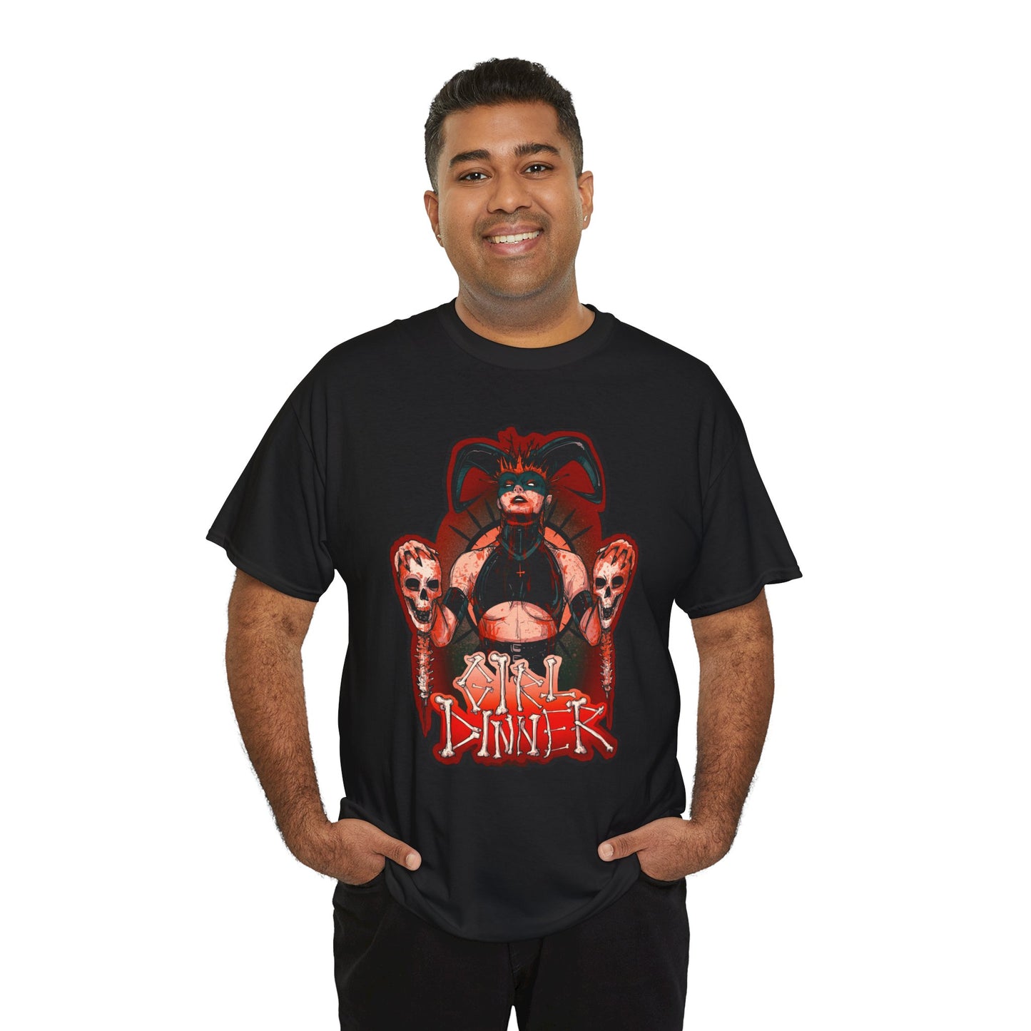 Girl Dinner Unisex Heavy Cotton Tee