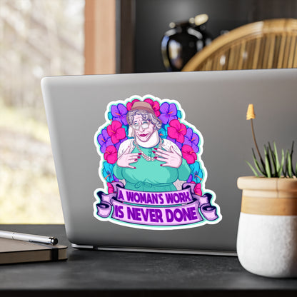 Auntie Nelda Kiss-Cut Vinyl Decal