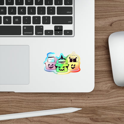 Spooky Fast Food Holographic Die-cut Stickers